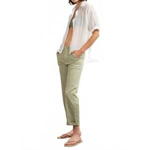 NEW PHARAOH paperweight cotton ellis pant in willow